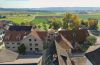 Neubauprojekt Naturblick Dörflingen: Vogelperspektive des Projektes mit Aussicht ins Grüne